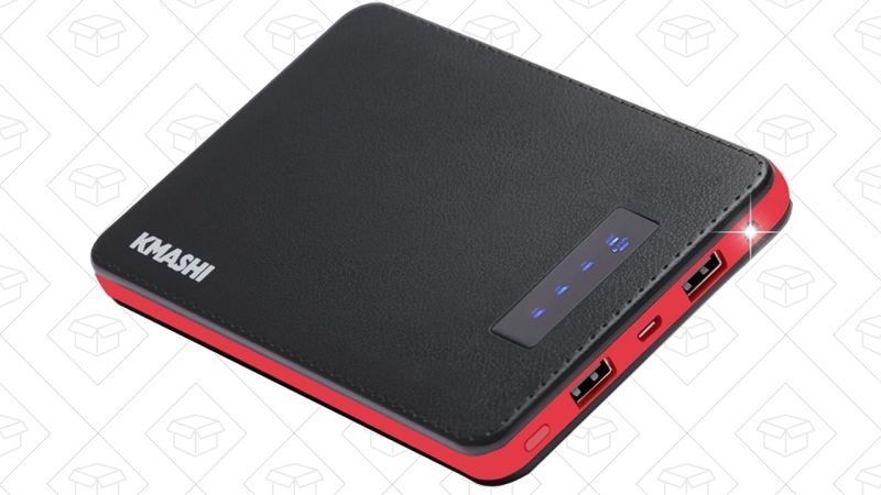 Kmashi Quick Charge 2.0 20,000mAh Battery, $20 with code GEBLIOJ7